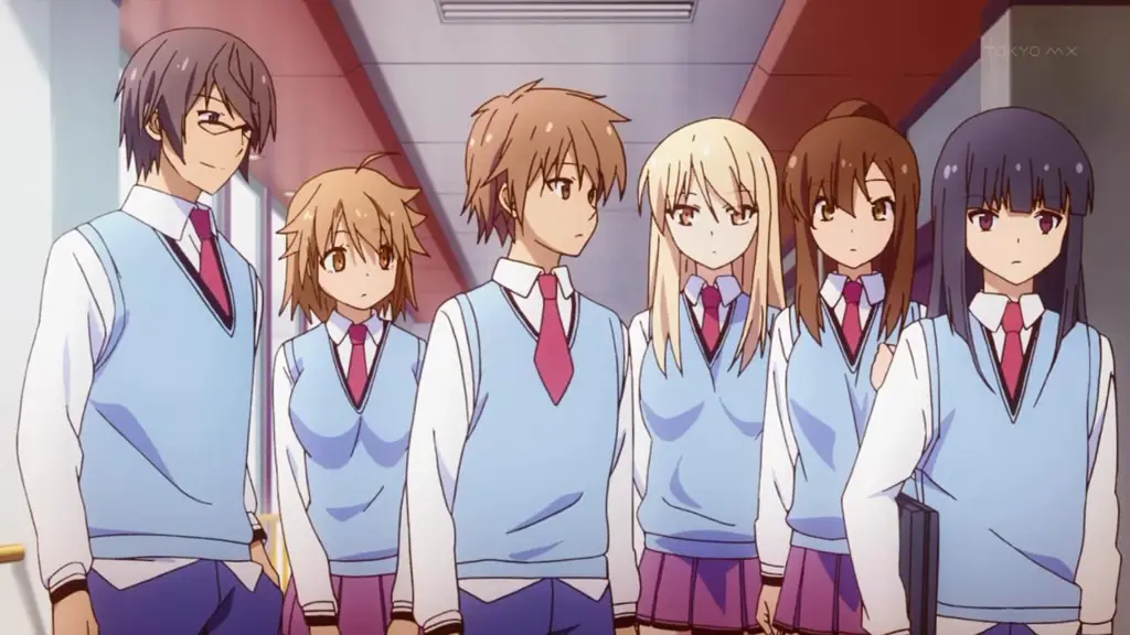 Gambar ilustrasi dari anime Sakurasou no Pet na Kanojo