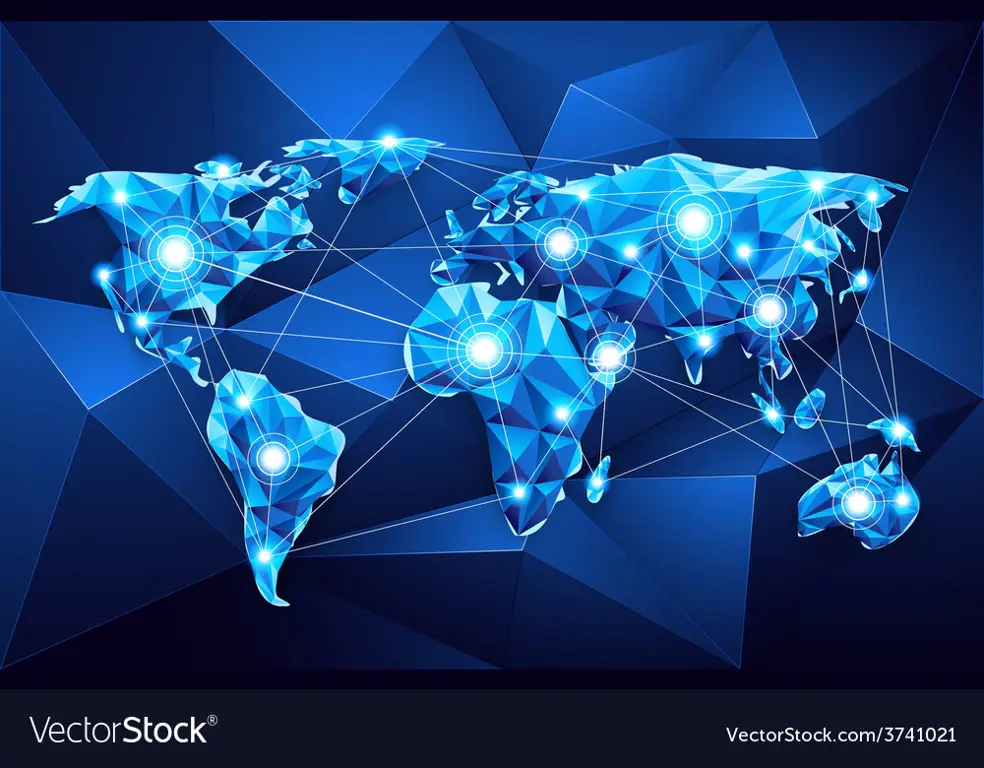 Koneksi jaringan global yang luas