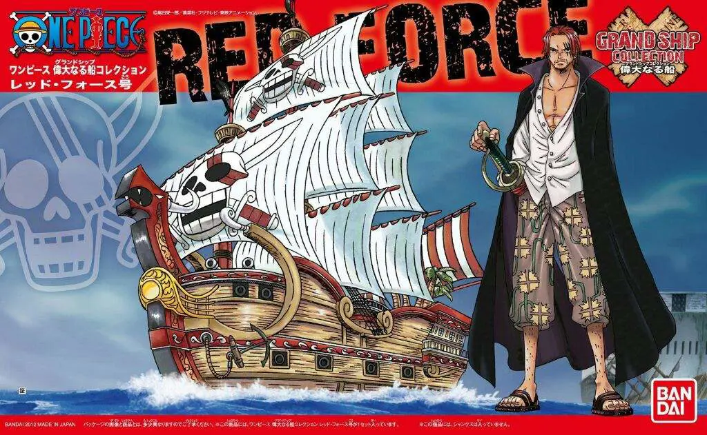 Ilustrasi kapal Shanks di One Piece