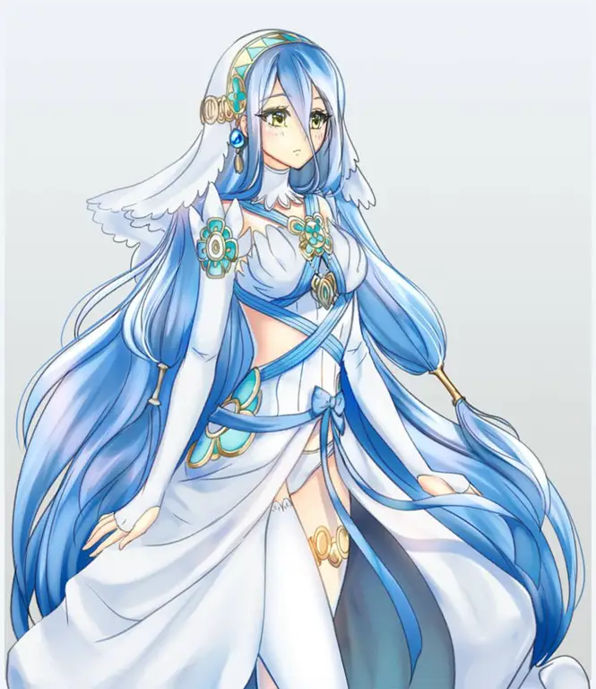 Gambar ilustrasi karakter anime Azura