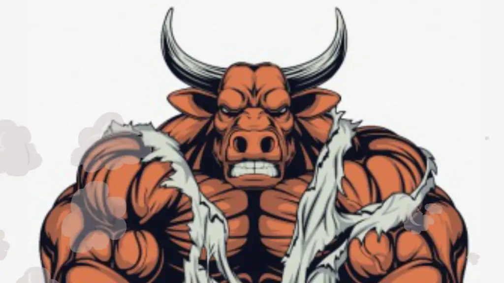 Gambar karakter anime bertema banteng