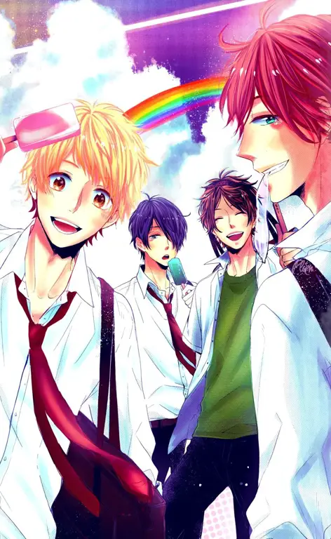 Karakter-karakter utama dalam manga Nijiiro Days