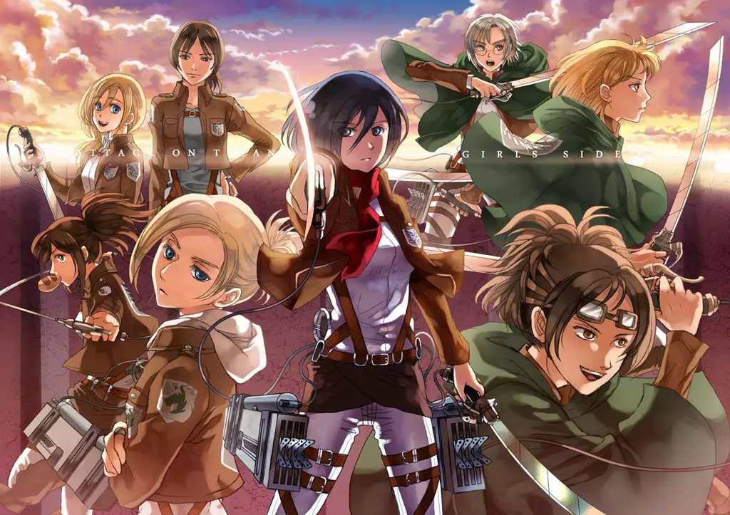 Gambar fanart karakter Attack on Titan