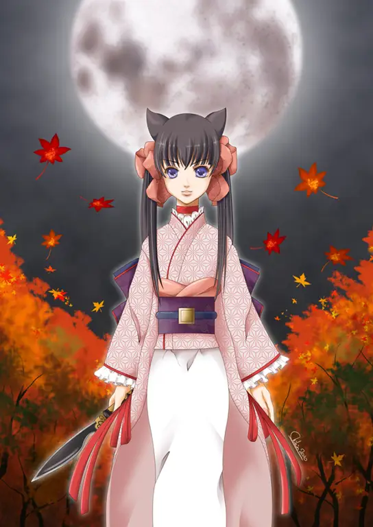 Gambar ilustrasi seni dari Otome Youkai Zakuro