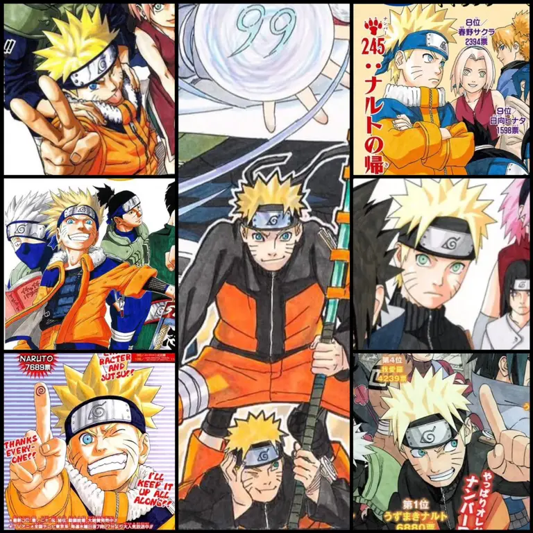 Ilustrasi karakter Naruto