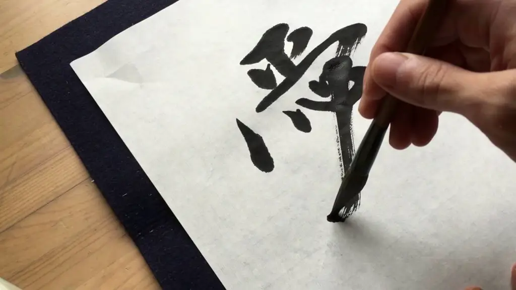 Gambar karakter kanji dan hiragana Jepang