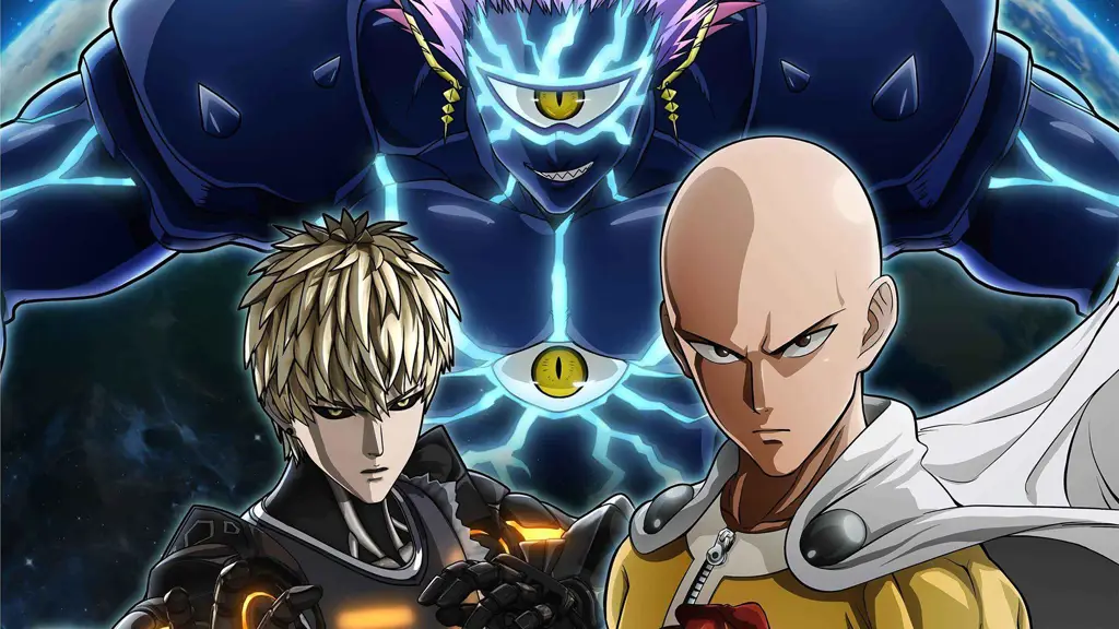 Ilustrasi karakter-karakter dalam One Punch Man