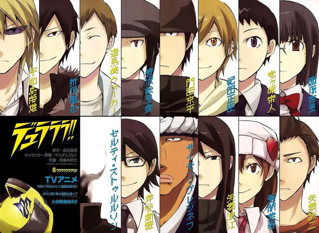 Karakter-karakter utama di Durarara!!