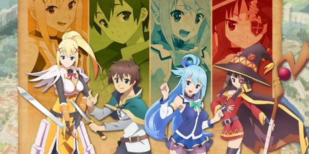 Gambar karakter Konosuba Season 3