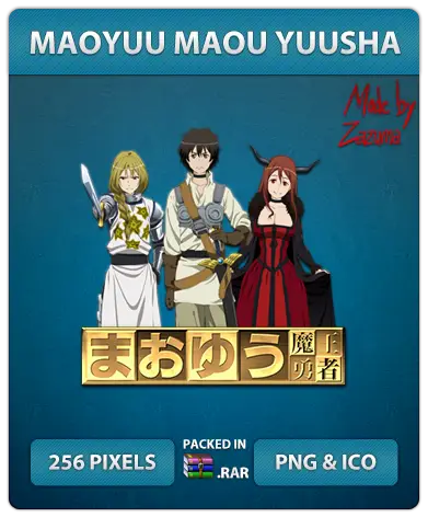 Ilustrasi karakter Maoyuu Maou Yuusha