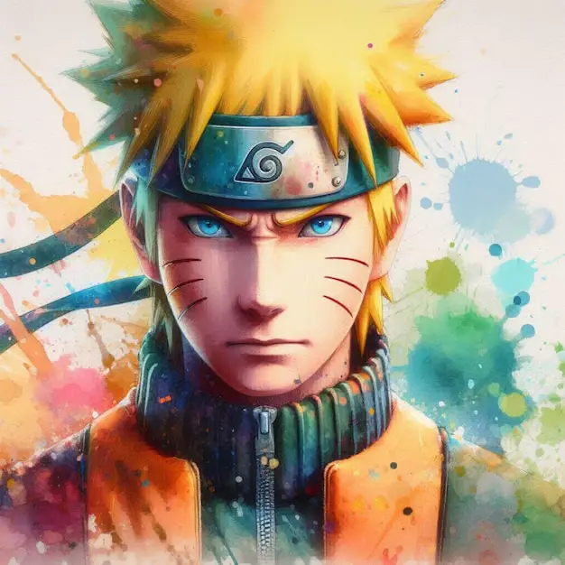 Ilustrasi karakter Naruto