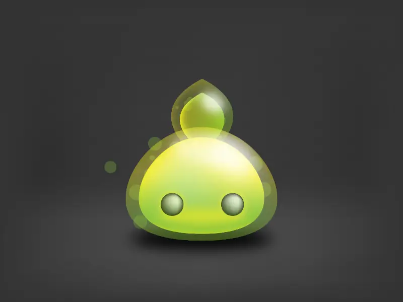 Gambar desain karakter slime