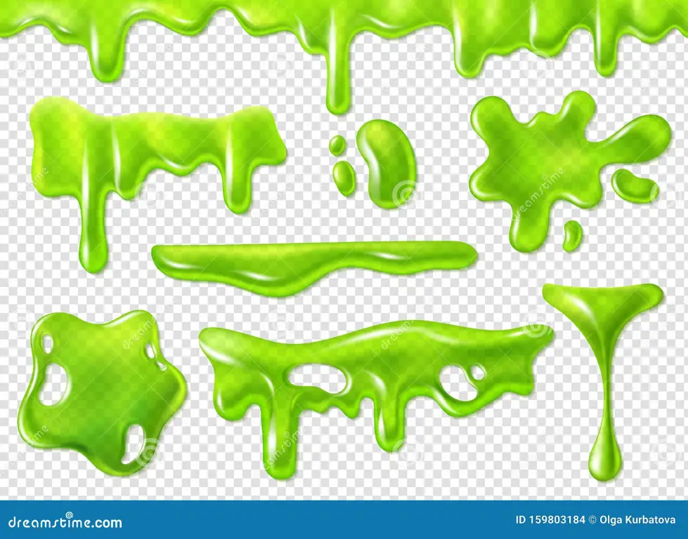 Ilustrasi karakter slime monster