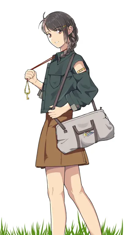 Ilustrasi karakter Suzume