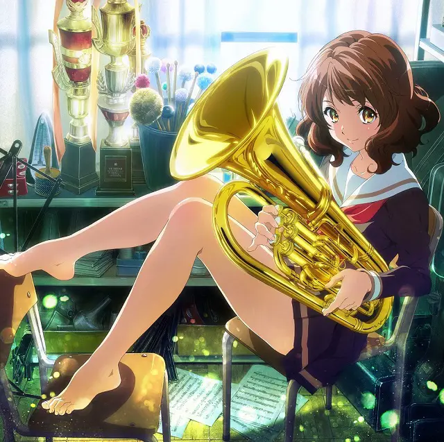 Ilustrasi karakter-karakter utama Hibike! Euphonium.