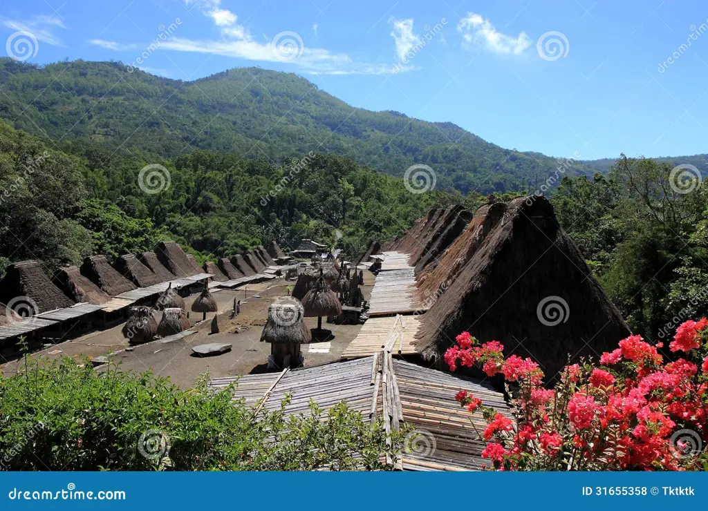 Gambar desa tradisional di Indonesia