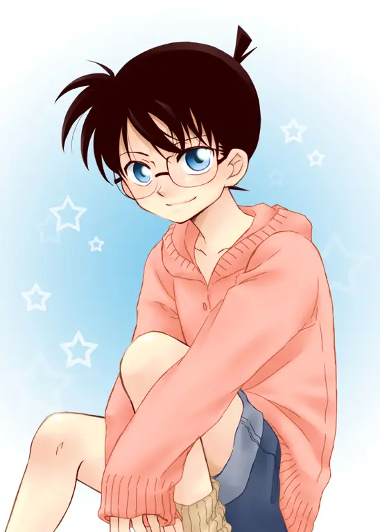 Ilustrasi keren Conan Edogawa Ilustrasi Conan Edogawa