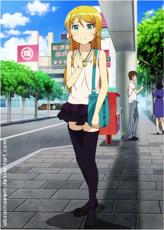 Ilustrasi Kirino Kosaka dari Oreimo