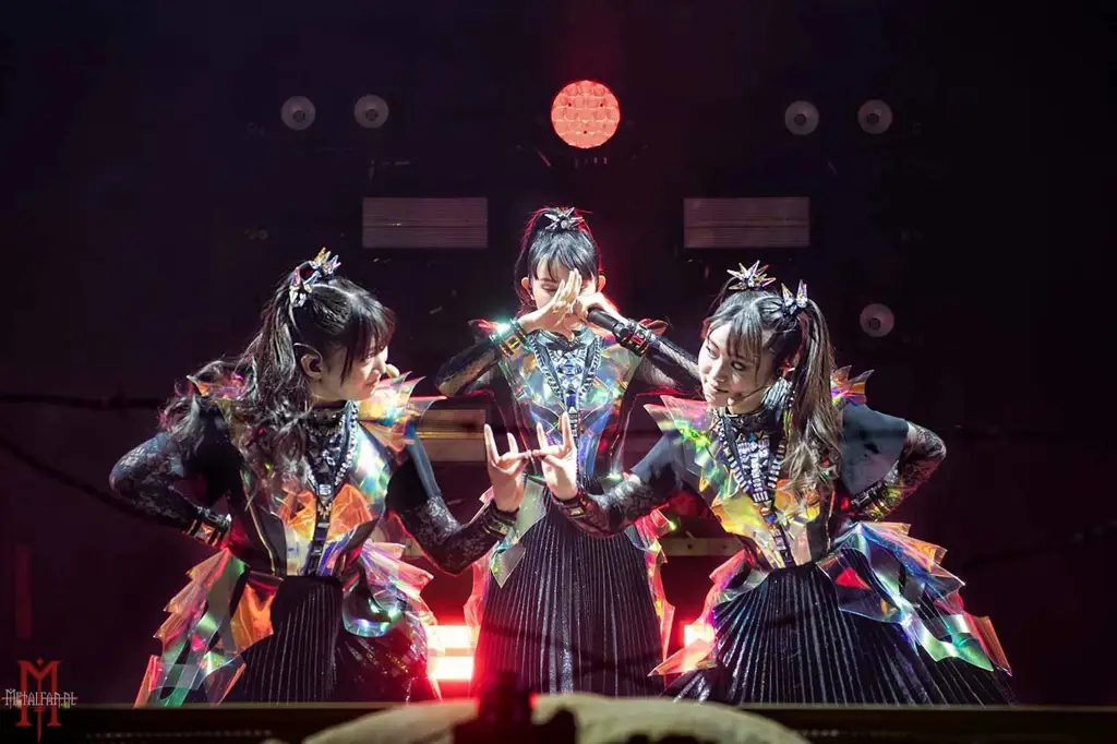 Konsep seni anime Babymetal karate