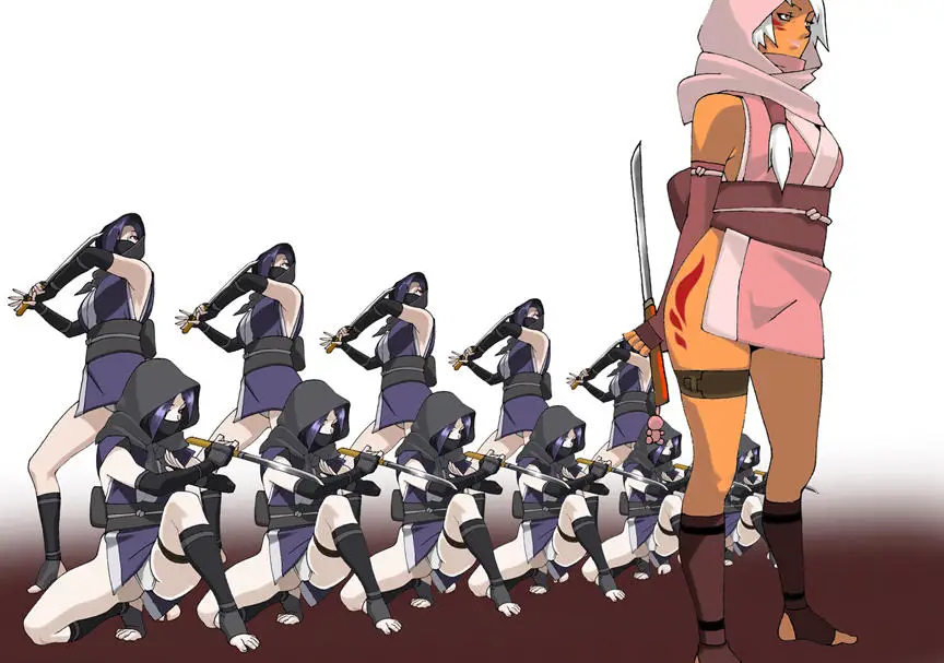 Gambar ilustrasi kunoichi