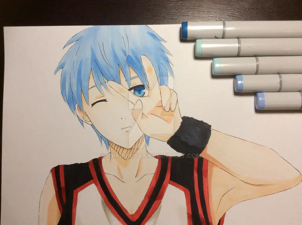 Ilustrasi Kuroko Tetsuya