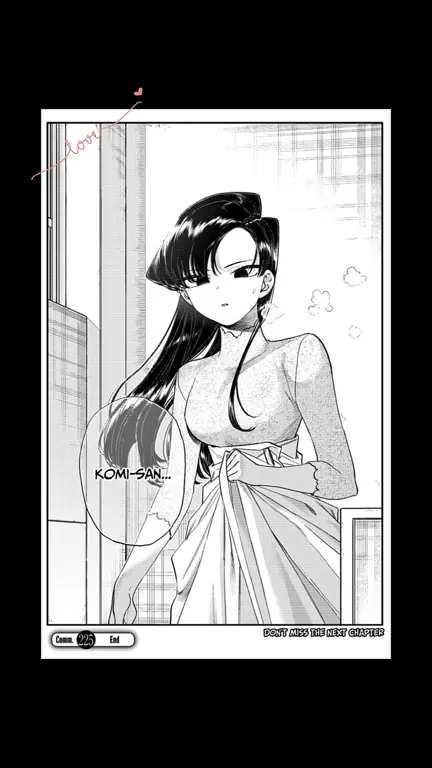 Panel-panel manga Komi-san yang lucu dan menggemaskan