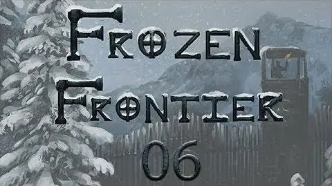 Contoh halaman komik Frozen Frontier