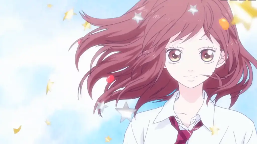 Gambar artwork Ao Haru Ride OVA yang menampilkan karakter utama