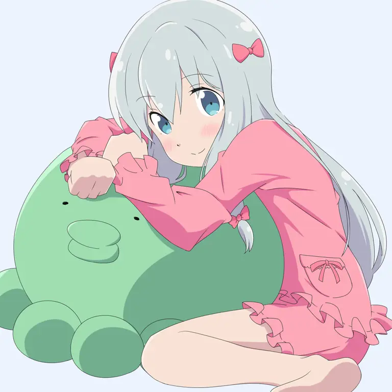 Ilustrasi dari anime Eromanga Sensei