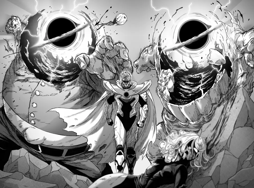 Panel manga One Punch Man yang menarik