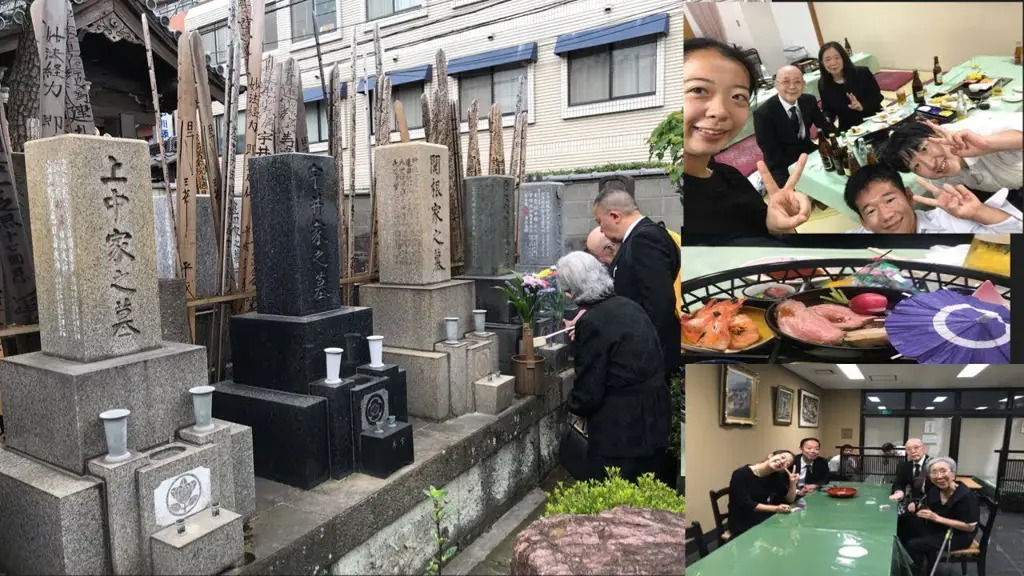 Gambar ilustrasi ritual pemakaman di Jepang