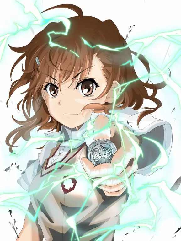 Gambar Misaka Mikoto dari anime Toaru Kagaku no Railgun