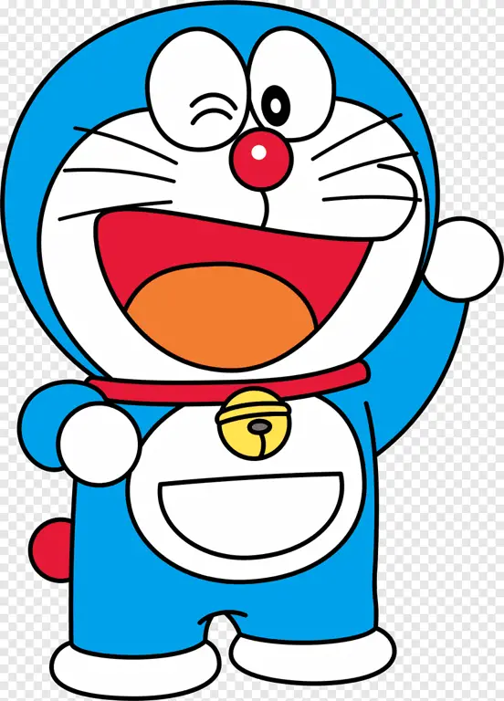 Ilustrasi karakter-karakter Doraemon