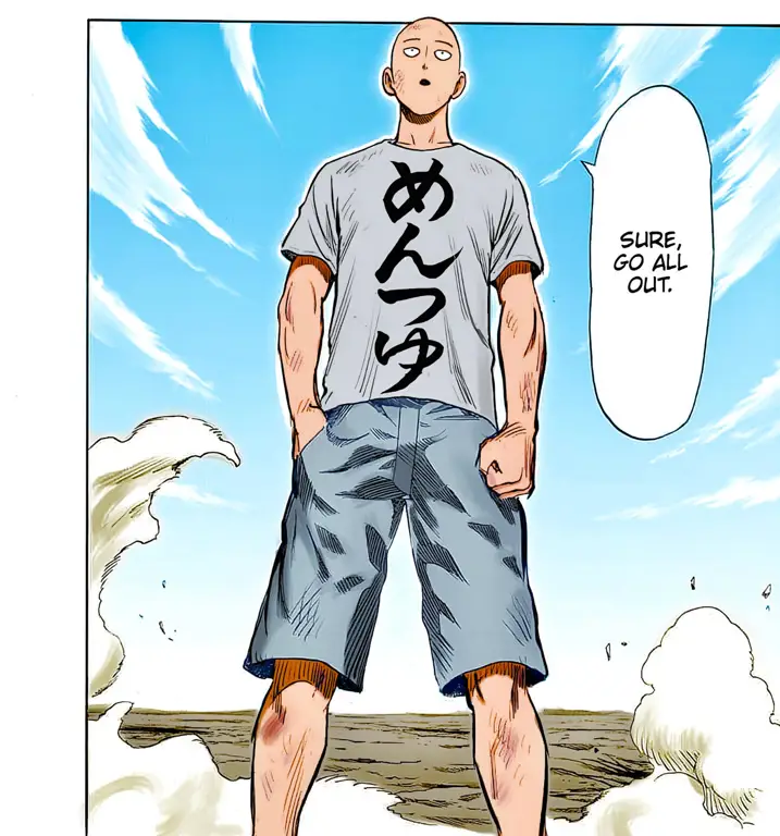 Panel-panel menarik dari One Punch Man chapter 198