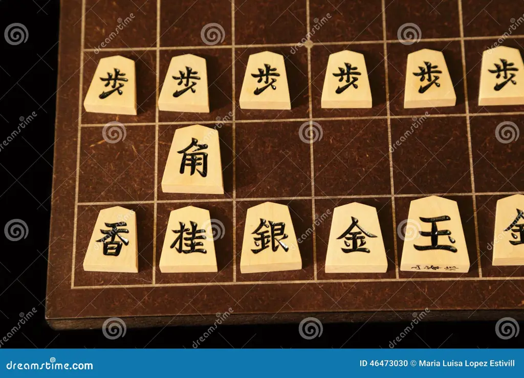 Papan shogi bergaya anime