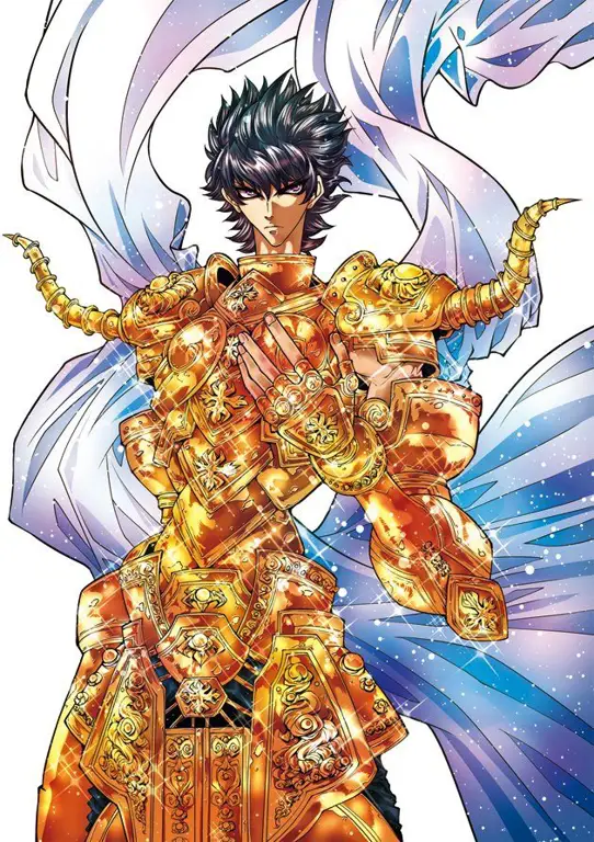 Ilustrasi para Gold Saint dalam Saint Seiya Episode G Ilustrasi karya seni Saint Seiya Episode G