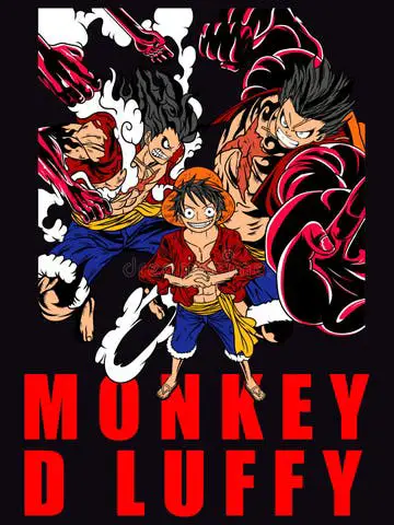 Ilustrasi karakter-karakter One Piece