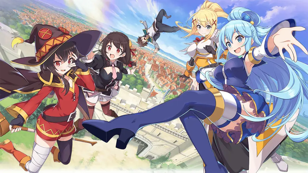 Karakter Konosuba menonton film