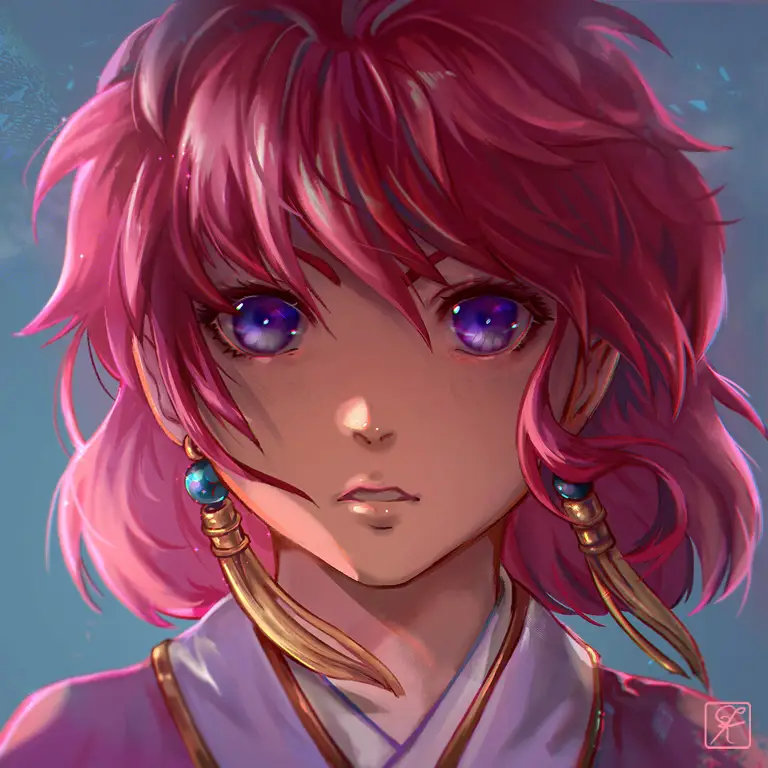 Ilustrasi Karakter Akatsuki no Yona