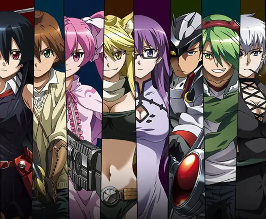 Gambar para karakter manga Akame ga Kill