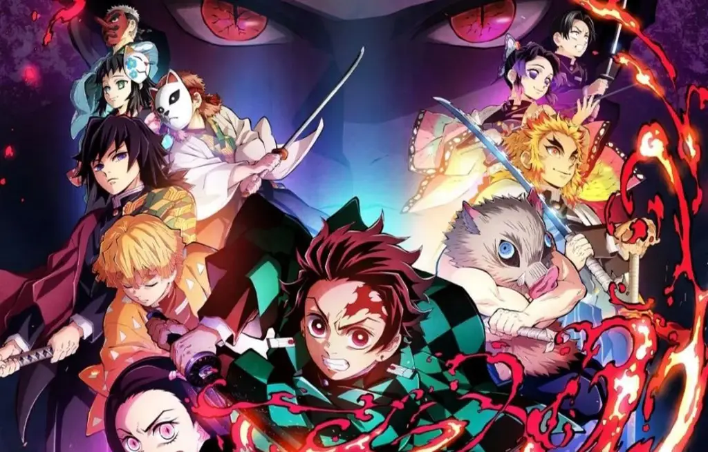 Gambar karakter-karakter penting di Kimetsu no Yaiba season 3