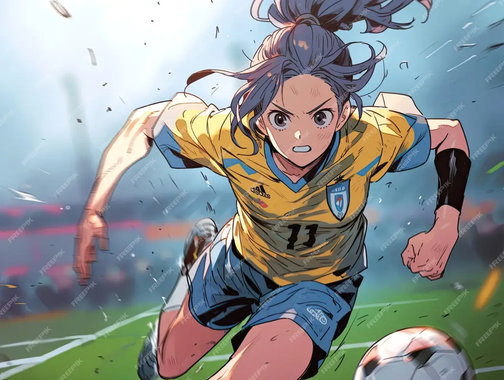 Pemain sepak bola bergaya anime