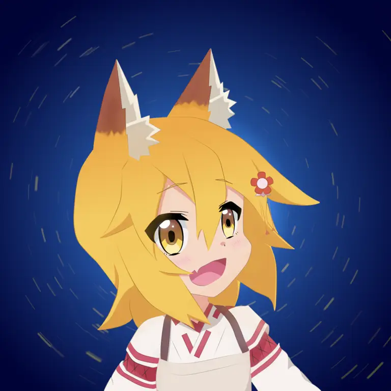 Gambar fanart Senko-san yang imut dan menggemaskan