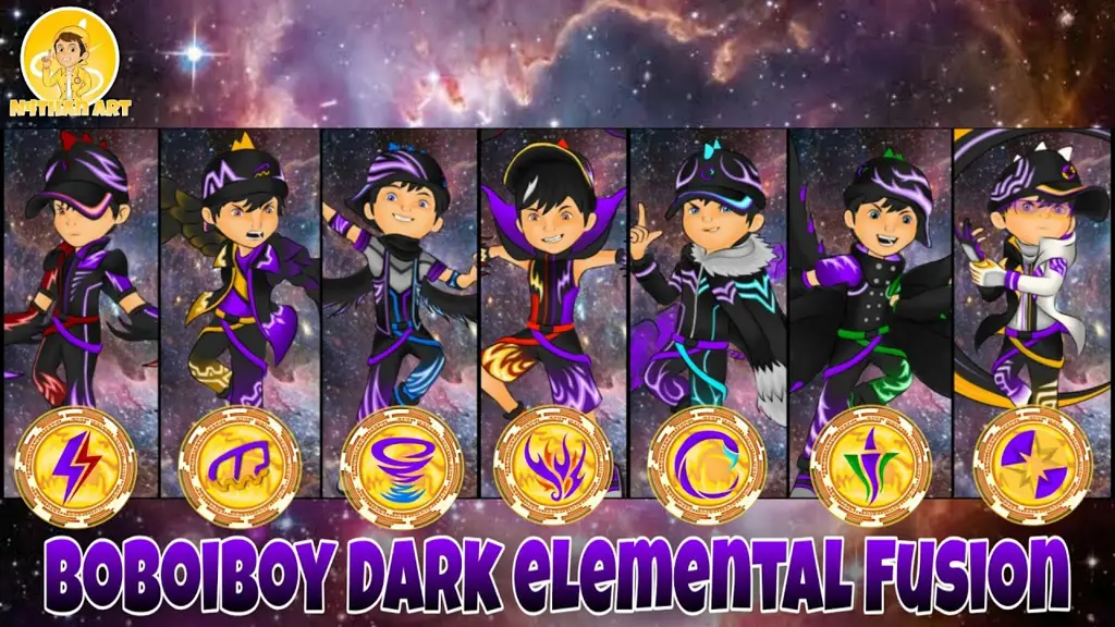 Gambar fanart Boboiboy Dark