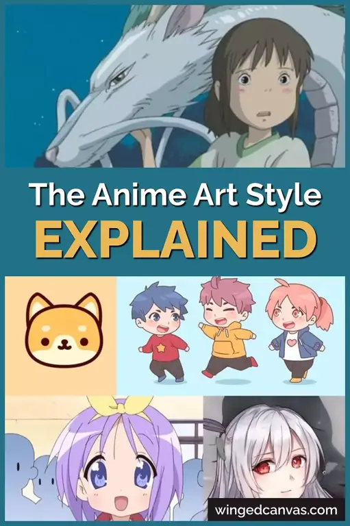 Perbandingan berbagai gaya seni anime