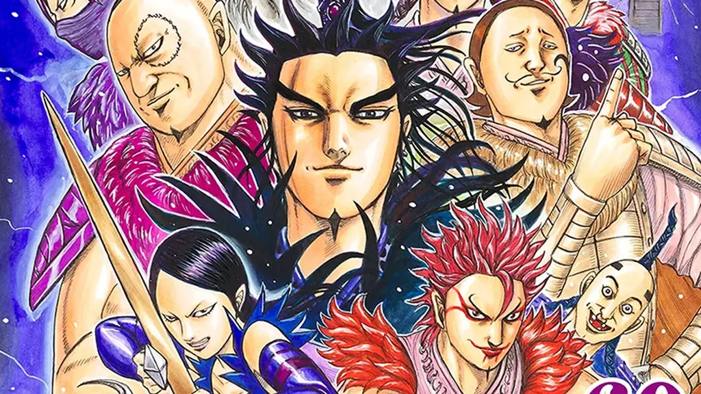 Adegan pertempuran seru dalam manga Kingdom