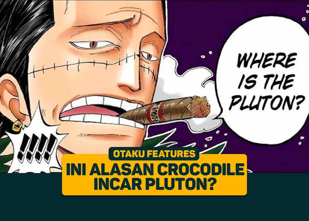 Gambar ilustrasi Pluton, senjata kuno One Piece berbentuk kapal perang