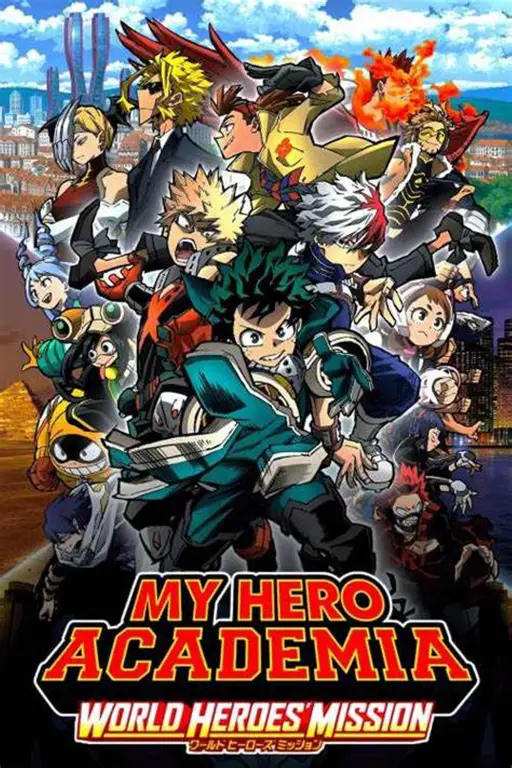 Gambar promosi film My Hero Academia: World Heroes' Mission