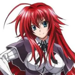 Rias Gremory dalam gaya Anoboy