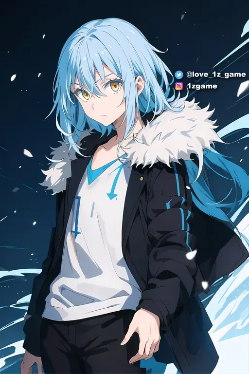 Gambar Rimuru Tempest dari Tensei Shitara Slime Datta Ken